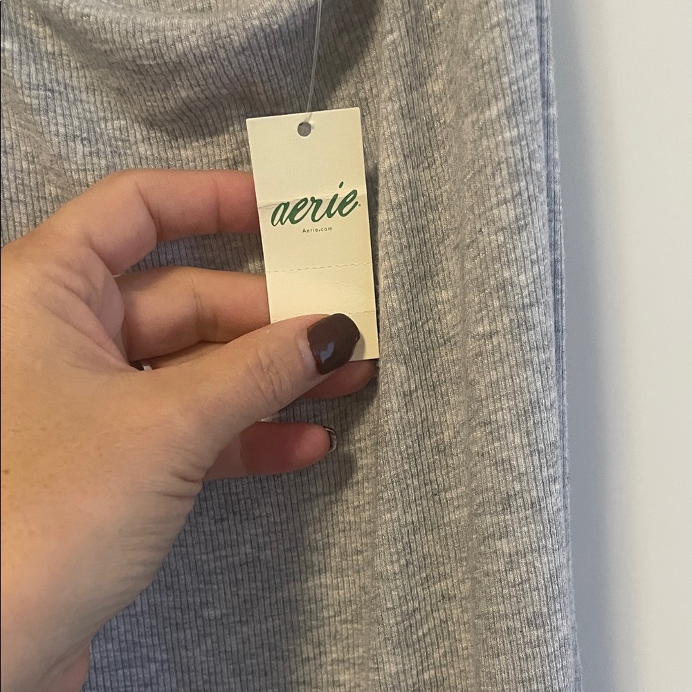 Aerie Light Gray Maxi Dress - Picture 4 of 5